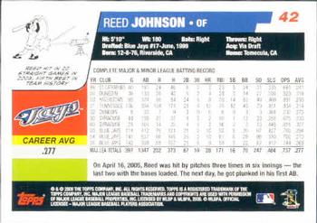 2006 Topps #42 Reed Johnson Back