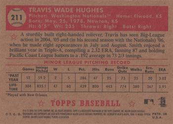 2006 Topps '52 Rookies #211 Travis Hughes Back