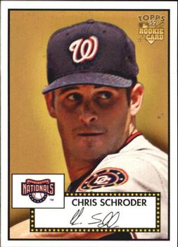 2006 Topps '52 Rookies #287 Chris Schroder Front