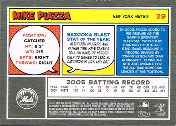 2006 Bazooka #29 Mike Piazza Back