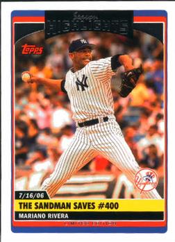 2006 Topps Updates & Highlights #UH181 Mariano Rivera Front