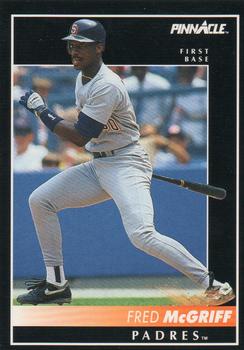 1992 Pinnacle #112 Fred McGriff Front
