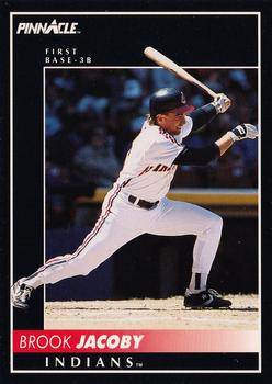 1992 Pinnacle #376 Brook Jacoby Front