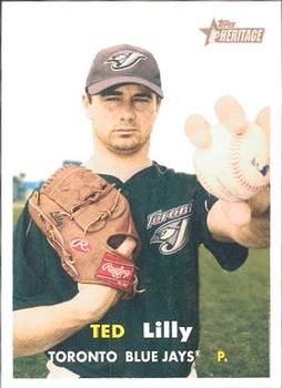 2006 Topps Heritage #12 Ted Lilly Front