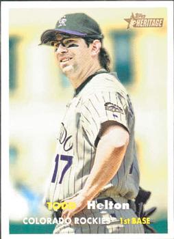 2006 Topps Heritage #24 Todd Helton Front