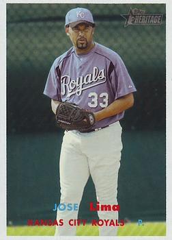 2006 Topps Heritage #298 Jose Lima Front