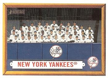 2006 Topps Heritage #97 New York Yankees Front