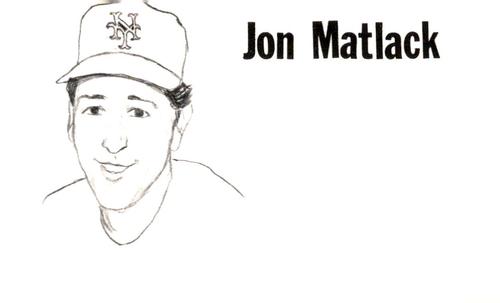 1975 Clarence Mengler Baseball's Best 3x5 (unlicensed) #NNO Jon Matlack Front