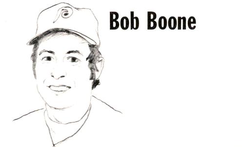 1975 Clarence Mengler Baseball's Best 3x5 (unlicensed) #NNO Bob Boone Front