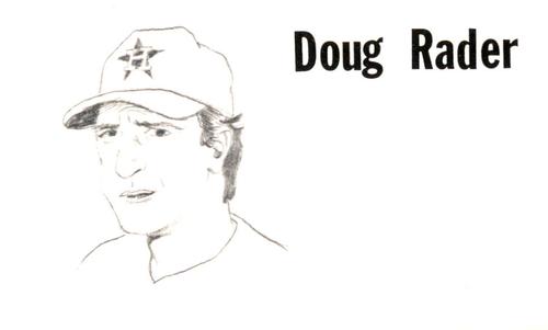 1975 Clarence Mengler Baseball's Best 3x5 (unlicensed) #NNO Doug Rader Front