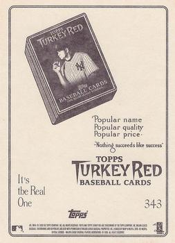 2006 Topps Turkey Red #343 Richie Sexson Back