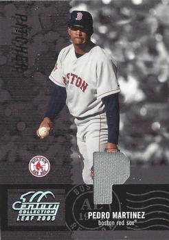 2005 Leaf Century - Material Fabric Position #45 Pedro Martinez Front