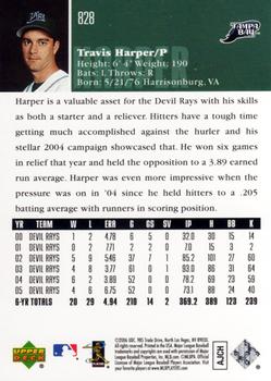 2006 Upper Deck #828 Travis Harper Back
