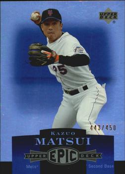 2006 Upper Deck Epic #159 Kazuo Matsui Front