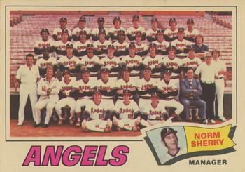 1977 Topps - Team Checklists #34 California Angels / Norm Sherry Front