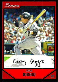 2007 Bowman #33 Craig Biggio Front