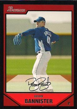 2007 Bowman #37 Brian Bannister Front