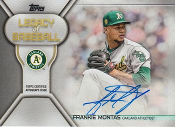 2019 Topps - Legacy of Baseball Autographs #LBA-FM Frankie Montas Front