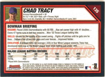 2007 Bowman Chrome #135 Chad Tracy Back