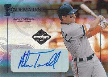 2005 Leaf Limited - Team Trademarks Signature #TT-26 Alan Trammell Front