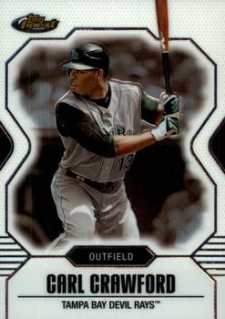 2007 Finest #66 Carl Crawford Front