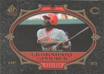 2007 SP Legendary Cuts #127 George Foster Front