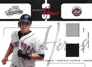 2005 Playoff Absolute Memorabilia - Heroes Swatch Double #AH-12 Roberto Alomar Front