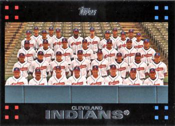 2007 Topps #595 Cleveland Indians Front