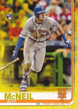 2019 Topps - Yellow #281 Jeff McNeil Front