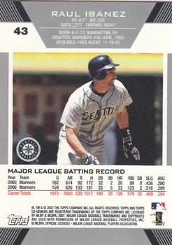 2007 Topps Co-Signers #43 Raul Ibanez Back