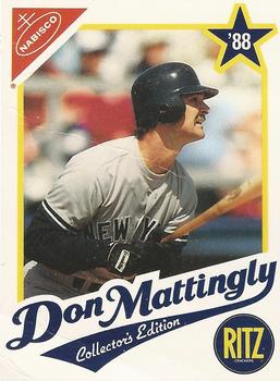 1989 Topps Nabisco Ritz Don Mattingly #'88 Don Mattingly Front