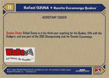 2017 Grandstand Rancho Cucamonga Quakes #NNO Rafael Ozuna Back