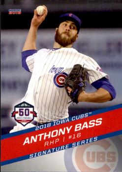 2018 Choice Iowa Cubs #03 Anthony Bass Front