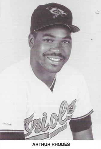 1992 Baltimore Orioles Photocards #NNO Arthur Rhodes Front