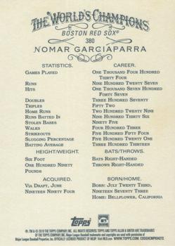 2019 Topps Allen & Ginter #380 Nomar Garciaparra Back