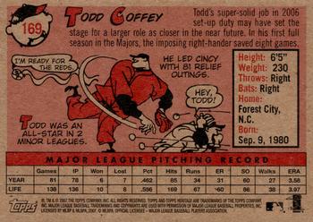 2007 Topps Heritage #169 Todd Coffey Back