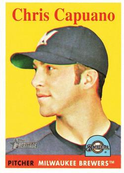 2007 Topps Heritage #421 Chris Capuano Front