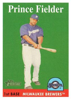 2007 Topps Heritage #454 Prince Fielder Front