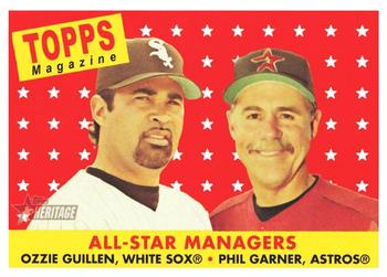 2007 Topps Heritage #475 All-Star Managers (Ozzie Guillen / Phil Garner) Front
