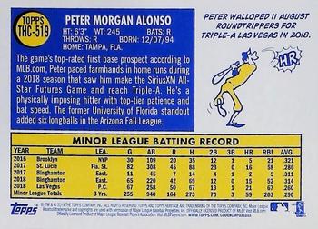 2019 Topps Heritage - Chrome #THC-519 Pete Alonso Back
