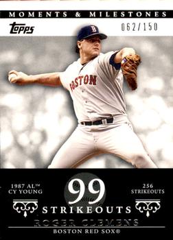 2007 Topps Moments & Milestones #20-99 Roger Clemens Front