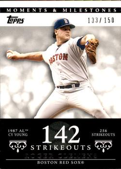 2007 Topps Moments & Milestones #20-142 Roger Clemens Front