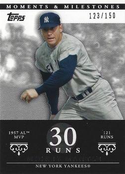 2007 Topps Moments & Milestones #76-30 Mickey Mantle Front