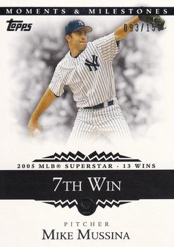 2007 Topps Moments & Milestones #153-7 Mike Mussina Front