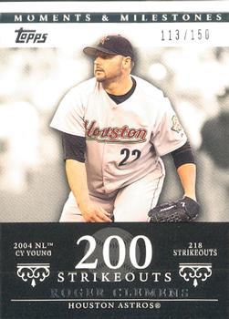 2007 Topps Moments & Milestones #162-200 Roger Clemens Front