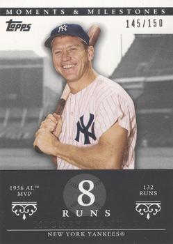 2007 Topps Moments & Milestones #166-8 Mickey Mantle Front