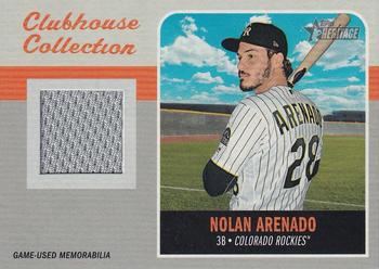 2019 Topps Heritage - Clubhouse Collection Relics #CCR-NA Nolan Arenado Front