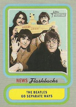 2019 Topps Heritage - News Flashbacks #NF-11 The Beatles Break Up Front