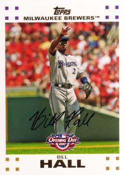 2007 Topps Opening Day #8 Bill Hall Front