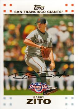 2007 Topps Opening Day #27 Barry Zito Front